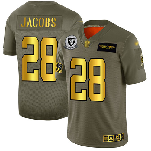 cheap nfl jerseys 49ers Men\’s Oakland Raiders #28 Josh Jacobs Camo ...
